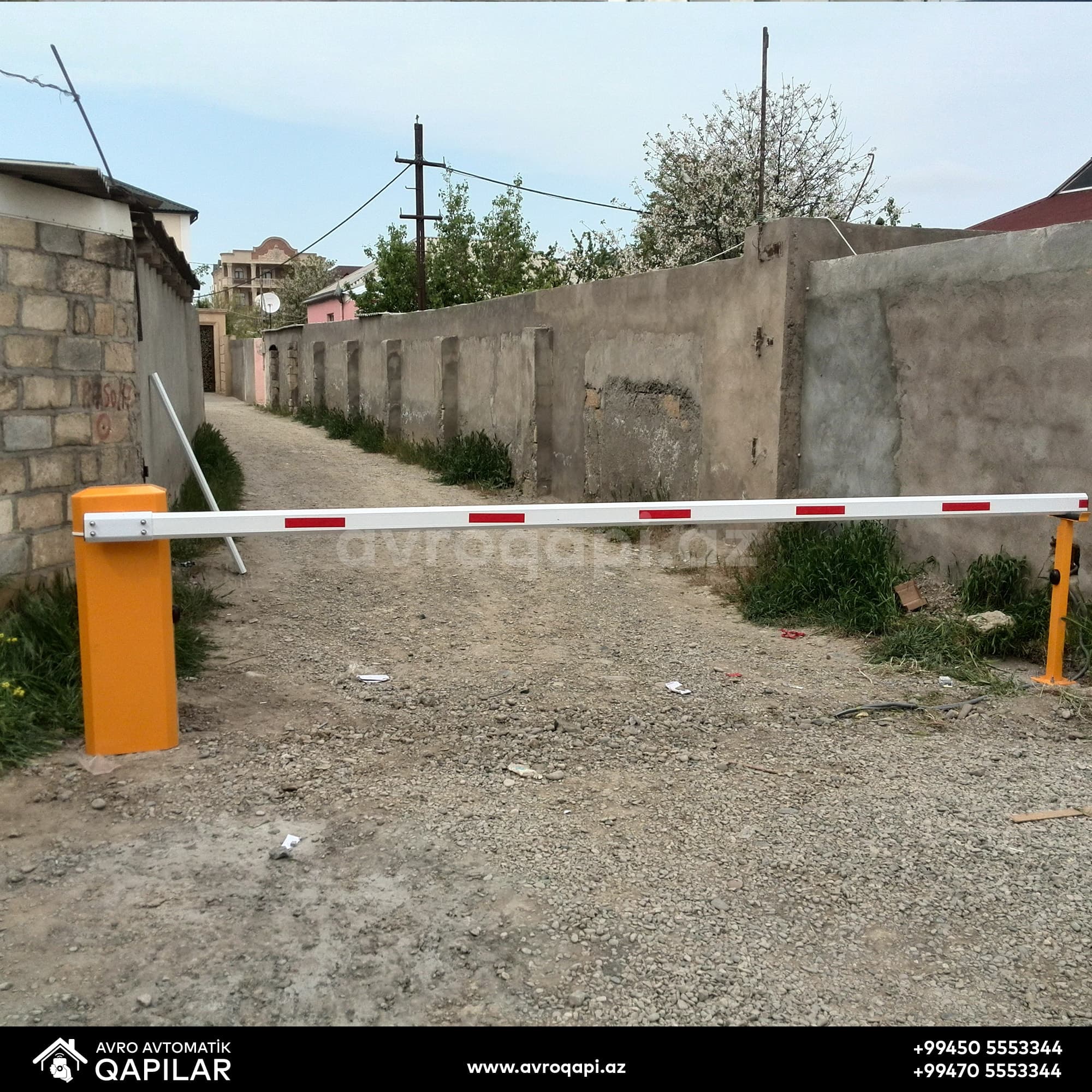 Şlaqbaum sistemi. ( Mehdiabad qəsəbəsi )