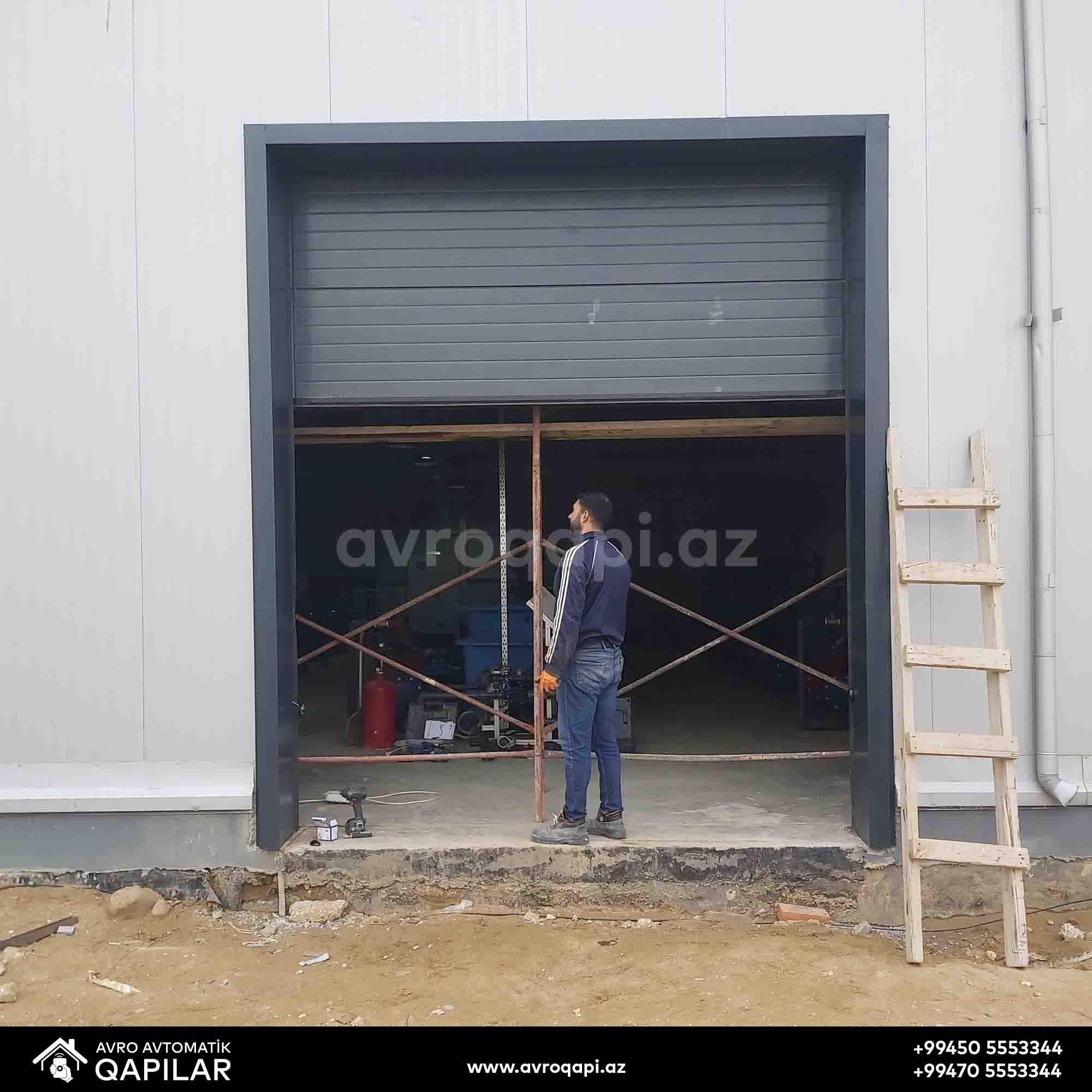 Su Nasosxanasına Quraşdırılan Sənaye Qapıları (Zirə)