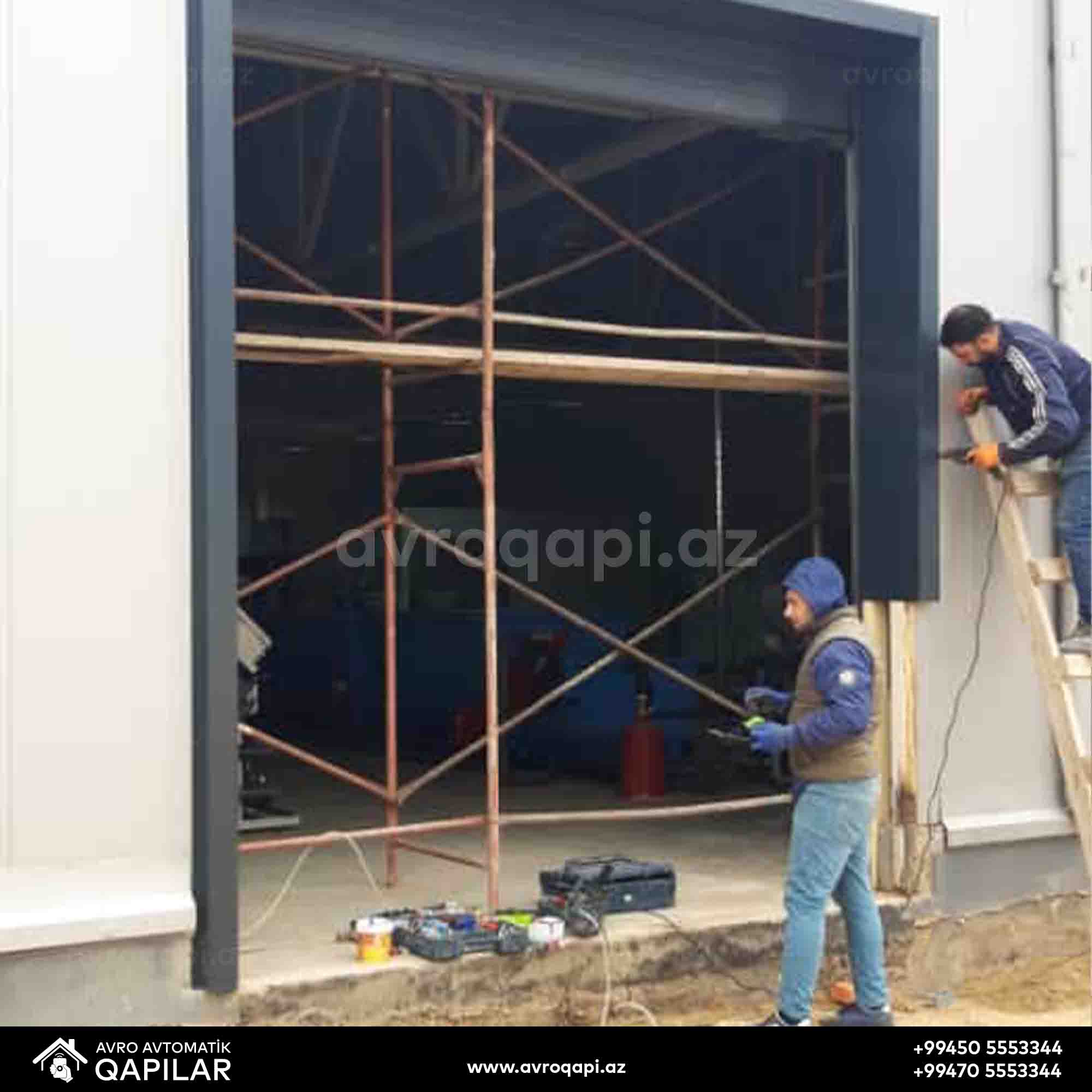 Su Nasosxanasına Quraşdırılan Sənaye Qapıları (Zirə)